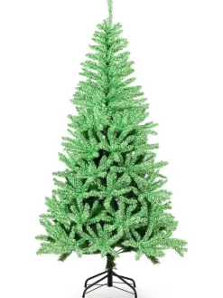 180 cm Künstlicher Weihnachtsbaum im Dunkeln Leuchtend in Grün