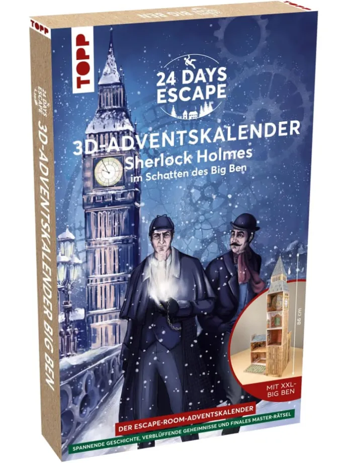 24 DAYS ESCAPE 3D-Adventskalender - Sherlock Holmes im Schatten des Big Ben |...