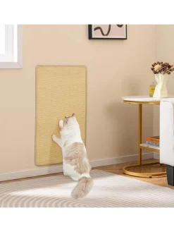 2 er Kratzbrett Wand in Hellbraun