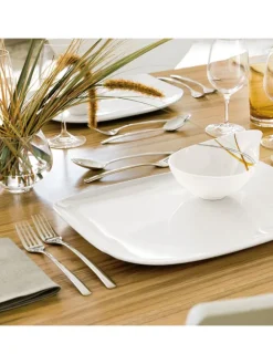 30 er-Set Piemont Tafelbesteck in Silber