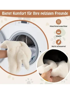 3 in 1 Katzenhaus Beistelltisch in Braun