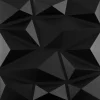 50 Stück 3D Wandpaneele Diamant 30x30cm in Schwarz