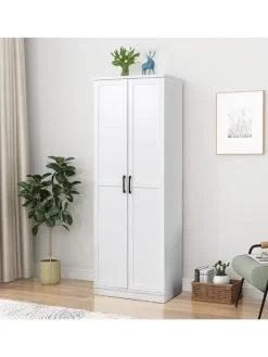 5 stöckiger Hochschrank in Weiß