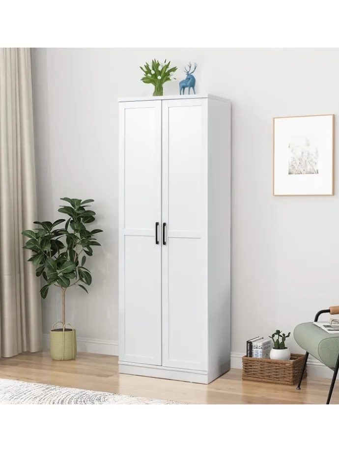 5 stöckiger Hochschrank in Weiß