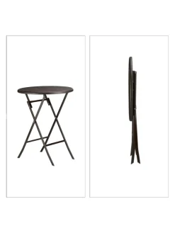 3 tlg. Gartenmöbel Set in Braun