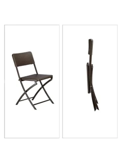 3 tlg. Gartenmöbel Set in Braun