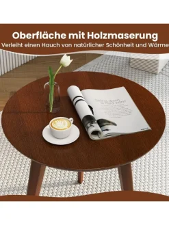 3 tlg. Sessel mit Beistelltisch in Beige