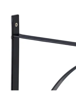 2 x Blumenampel Halterung in Schwarz