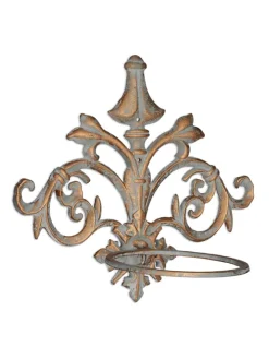 3 x Blumenhalter in Gold-Grau - Ø 13,5 cm