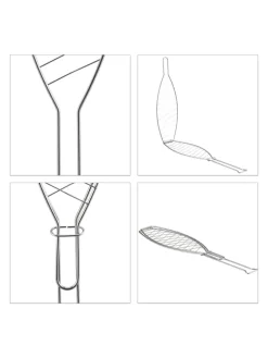 6 x Fischbräter in Silber