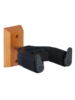 2 x Gitarrenhalter in Schwarz/ Natur