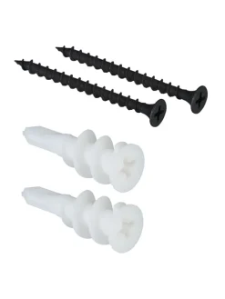 2 x Gitarrenhalter in Schwarz/ Natur