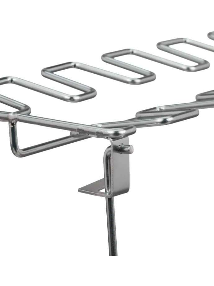 2 x Hähnchenschenkelhalter in Silber