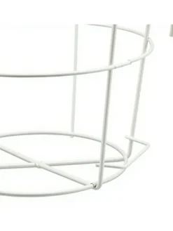 4 x Hängeblumentopf in Weiß - (B)20 x (H)21 x (T)26 cm