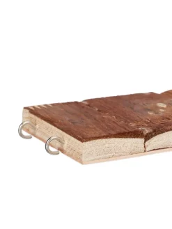 3 x Hängebrücke Nager in Natur - (B)55 x (H)1,5 x (T)10 cm