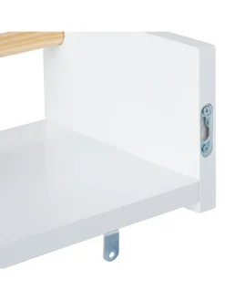 3 x Kinderregal in Weiß/ Natur - (B)50 x (H)12 x (T)18 cm