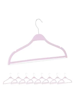 10 x Kleiderbügel in Rosa