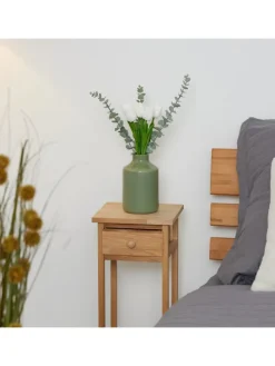 24 x Kunsttulpe in Weiß/ Grün