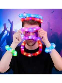 15 x Leuchtstäbe in Bunt