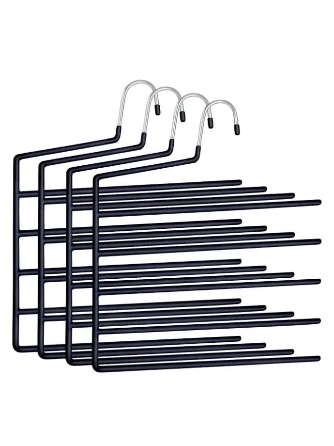 4 x Mehrfachbügel in Schwarz - (B)32 x (H)35 cm