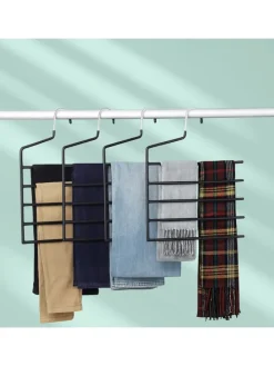 4 x Mehrfachbügel in Schwarz - (B)32 x (H)35 cm