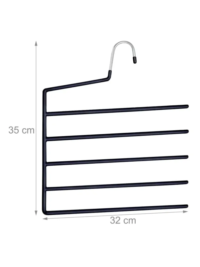 4 x Mehrfachbügel in Schwarz - (B)32 x (H)35 cm