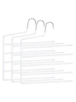 3 x Mehrfachbügel in Weiß - (B)32 x (H)35 cm