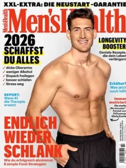 6 x MEN'S HEALTH Zeitschrift (Gutschein für Halbjahres Abo)