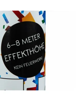 10 x Party Popper Streifen in Bunt - 40 cm