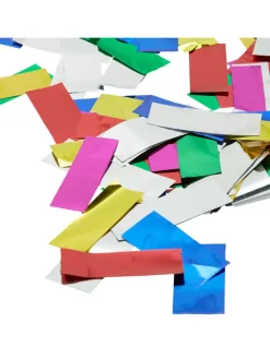 10 x Party Popper Streifen in Bunt - 40 cm