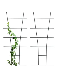 2 x Pflanzenstütze in Schwarz - (B)35 x (H)79 cm