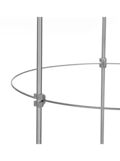 2 x Rankhilfe in Grau - (H)150 x Ø30 cm