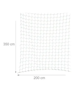 4 x Ranknetz in Grün - (B)350 x (H)200 cm