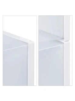 12 x Schuhboxen in Transparent/ Weiß