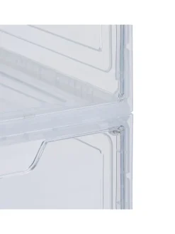 6 x Schuhboxen in Transparent - (B)25 x (H)18 x (T)34 cm