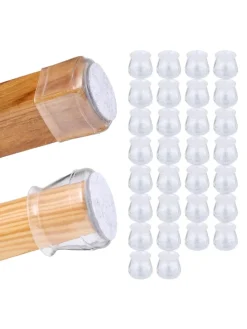 32 x Stuhlbeinkappe in Transparent