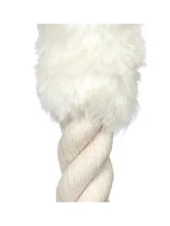 2 x Türkordel in Beige/ Weiß