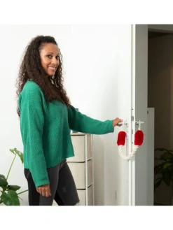 10 x Türkordel in Creme/ Rot