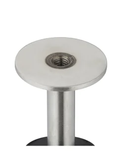 2 x Türstopper in Schwarz/ Silber