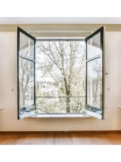 4 x Türstopper in Silber/ Schwarz - (H)7,5 x Ø 7 cm