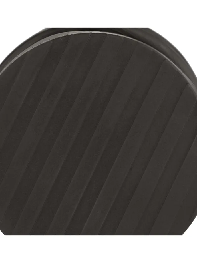 4 x Türstopper in Silber/ Schwarz - (H)7,5 x Ø 7 cm