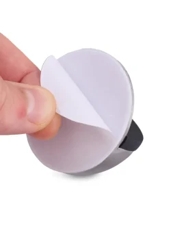 6 x Türstopper in Silber/ Schwarz