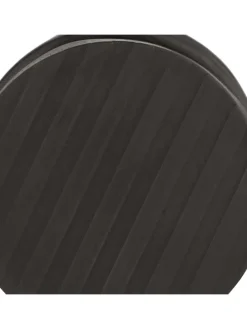 3 x Türstopper in Silber/ Schwarz - (H)7,5 x Ø 7 cm