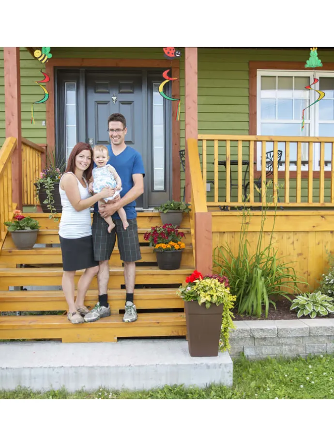 3 x Windspiel in Bunt