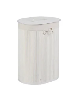 2 x Wäschekorb in Weiß - (B)42 x (H)55 x (T)32 cm