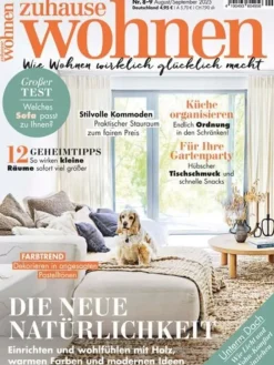 10 x ZUHAUSE WOHNEN Zeitschrift (Gutschein für Jahres Abo)