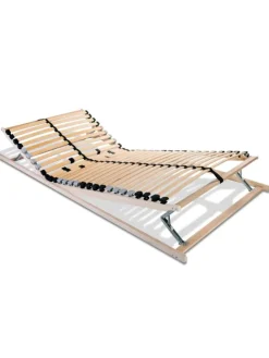 7 Zonen Lattenrost Ergo mit Kopf- & Fußteilverstellung in Natur