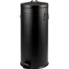 Abfalleimer VINTAGE, Treteimer, 30 Liter Fassungsvermögen aus schwarzem Metall