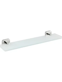 Ablage "Mezzano" in Weiß/ Silber - (B)46,5 x (H)5,5 x (T)13,5 cm