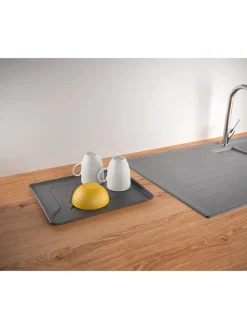 Abtropfgestell ''Aquatex'' in Grau - (B)35 x (H)30 x (T)12 cm